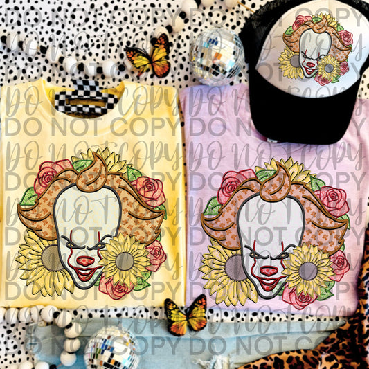 FLORAL FAUX LACE PENNYWISE
