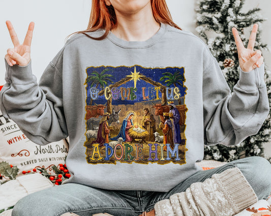 O come let us adore Him
