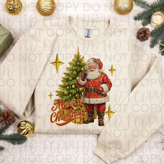 Impasto Vintage Santa