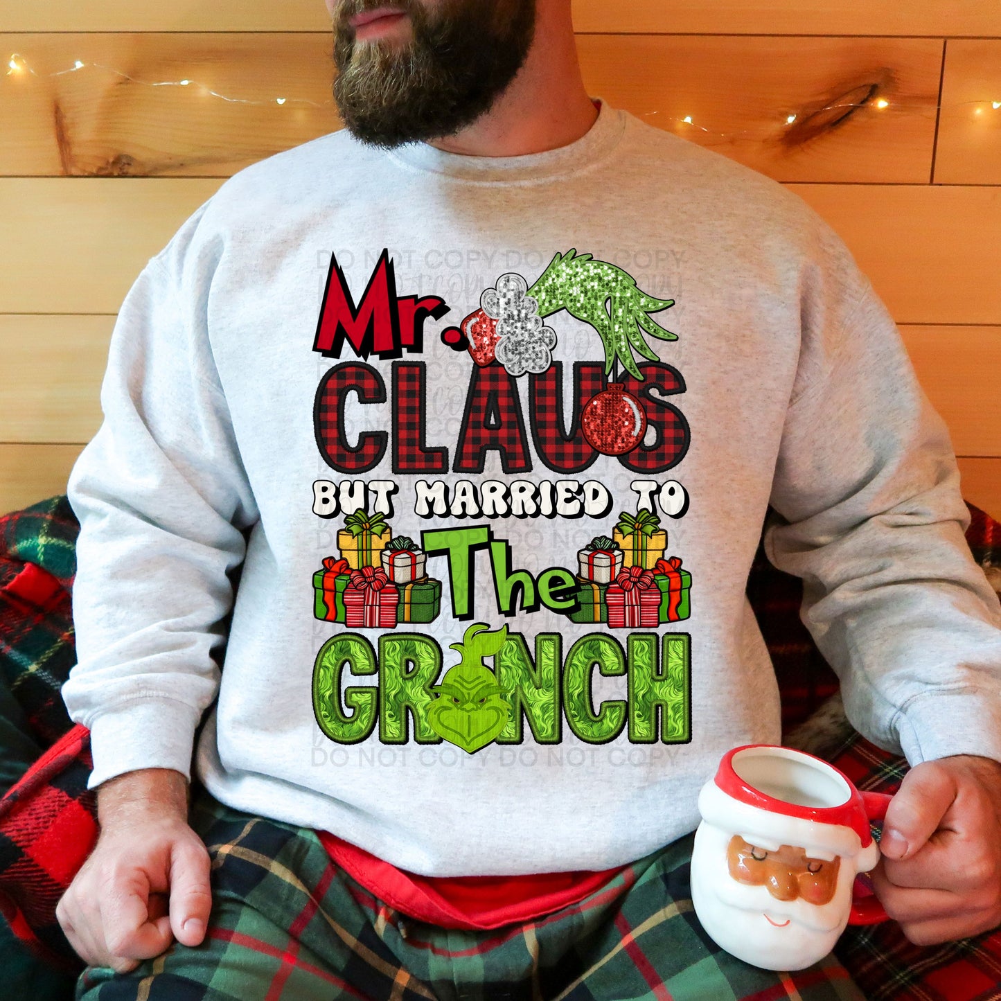 Mr. Claus but married to the green guy