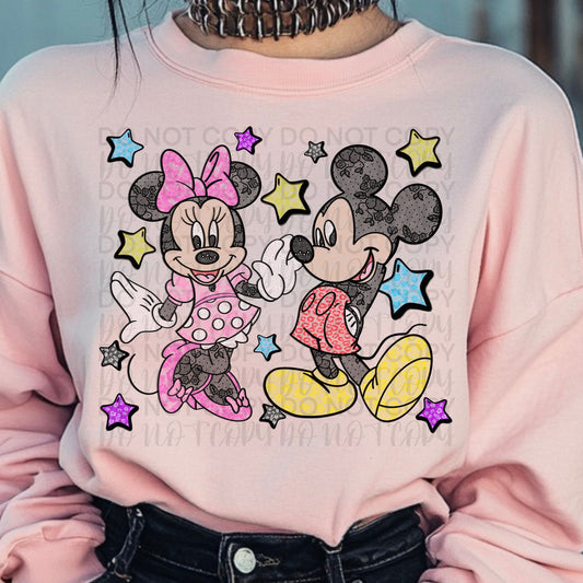 Faux lace mice