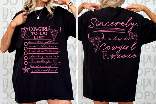 Cowgirl/Country/Farmgirl list