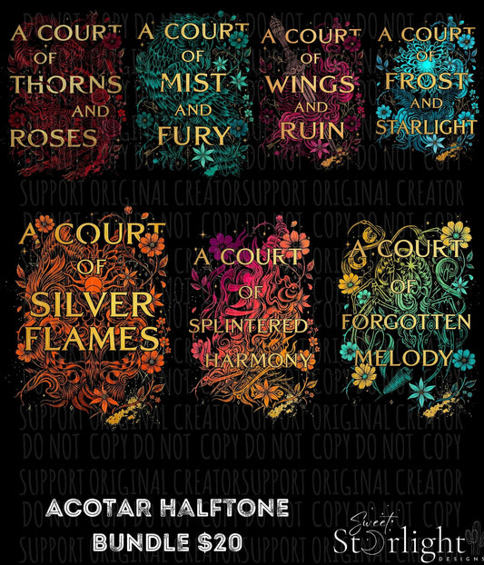 ACOTAR HALFTONE TEE BUNDLE