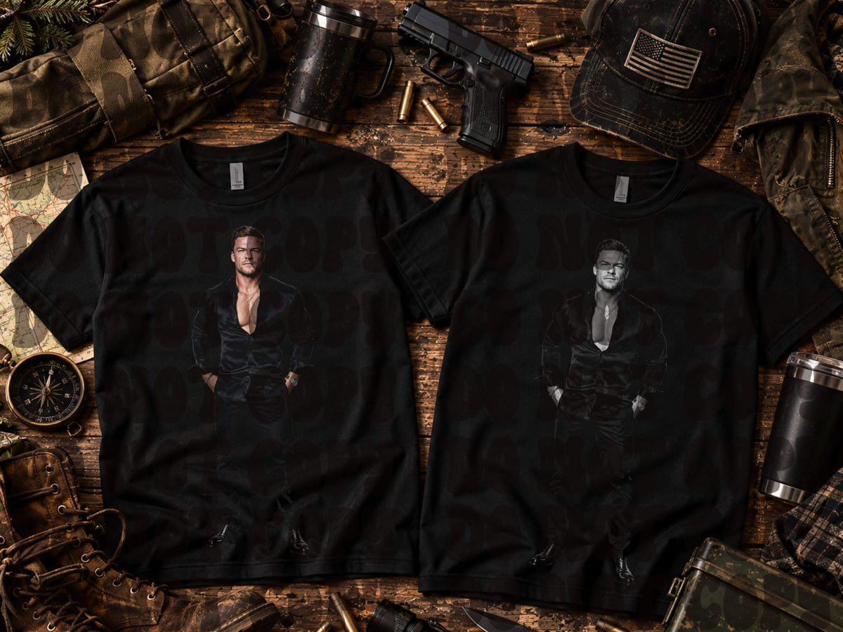 Dark tees only! Halftone AR Halftone and Knockout color and monochrome bundle- 12 pngs