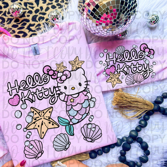 Faux Lace Mermaid Kitty