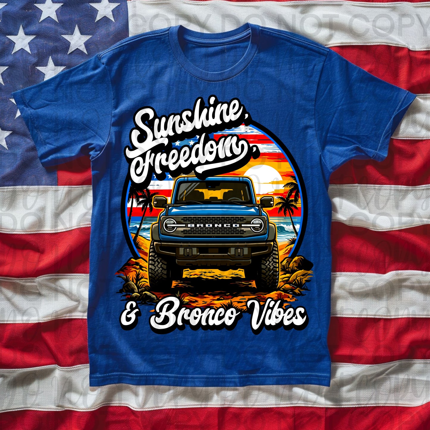 Sunshine, Freedom Beach Bronco design