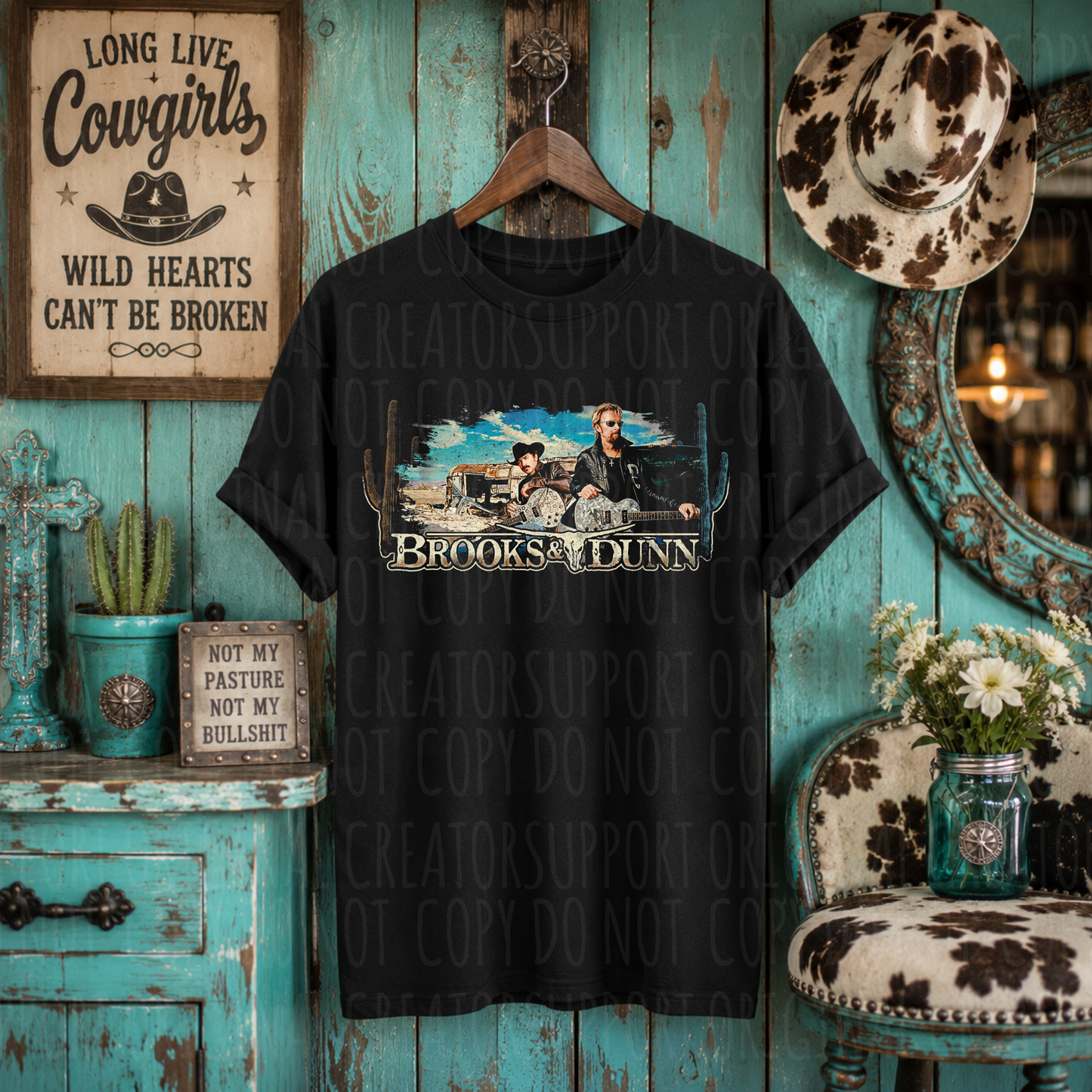 Dark tees only! Halftone B&D Landscape