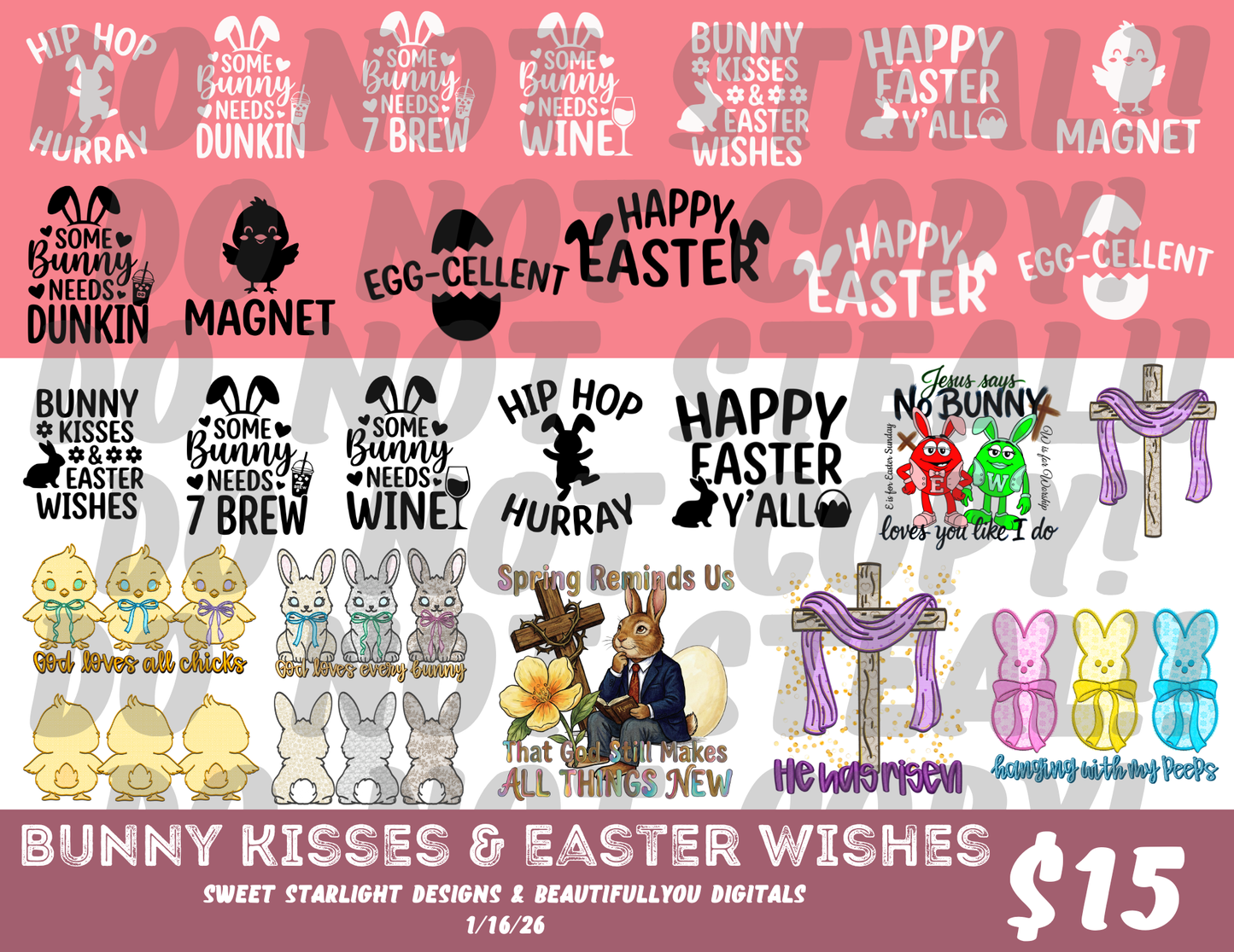 Bunny Kisses & Easter Wishes