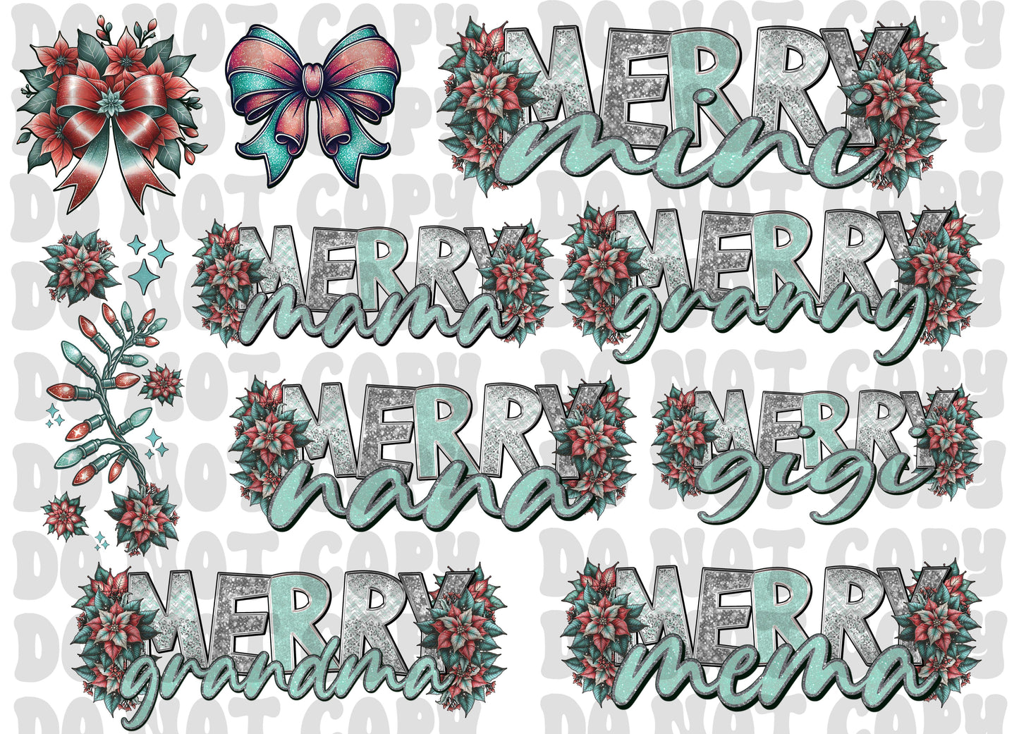 CHROME MERRY NAME BUNDLE