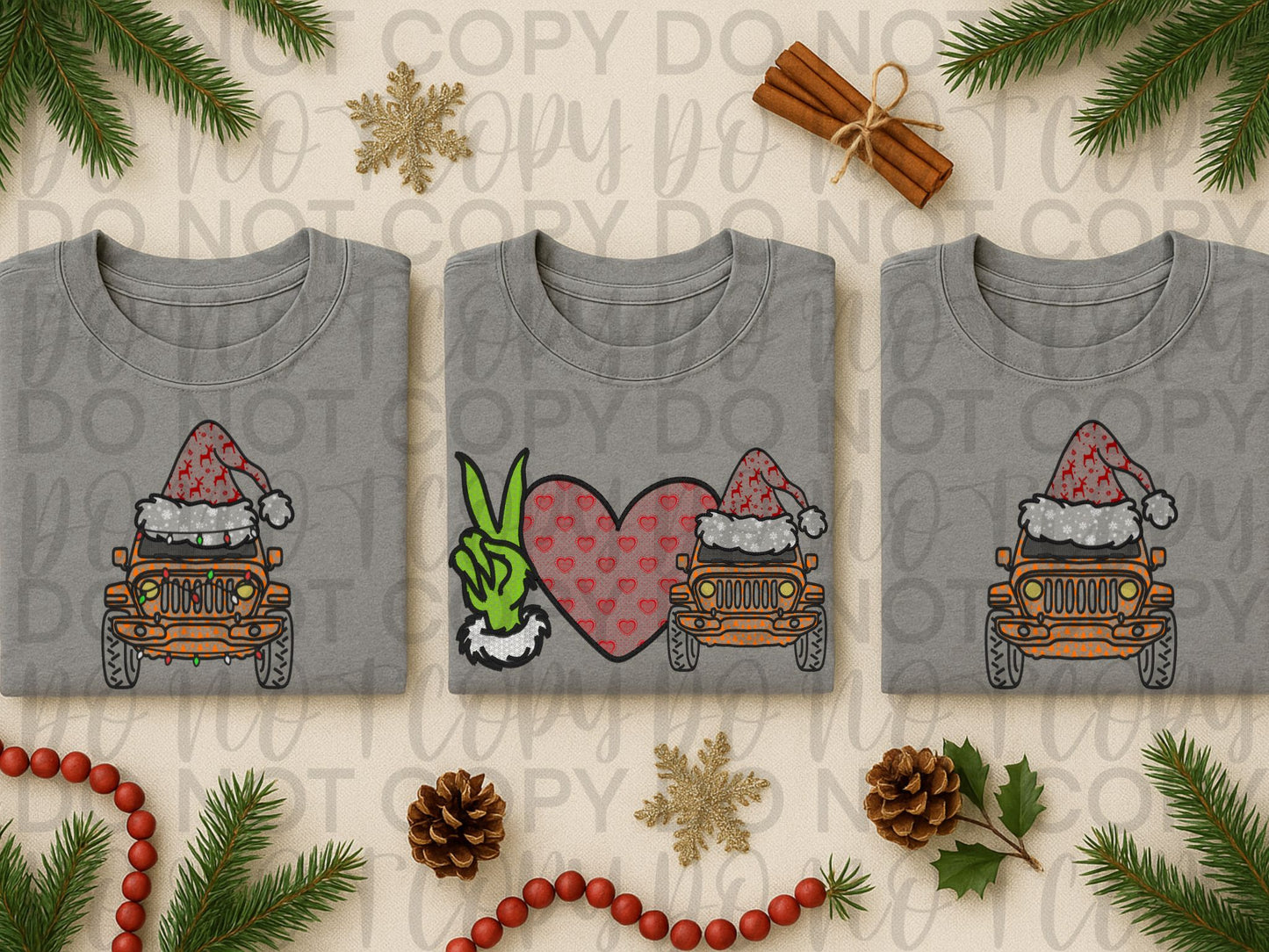 Christmas Peace, Love J$$P Bundle. 10 different colors & 30 designs total!
