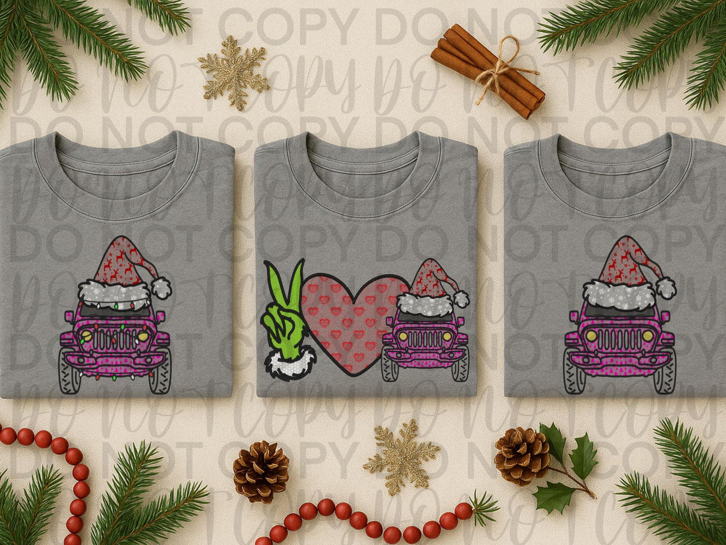 Christmas Peace, Love J$$P Bundle. 10 different colors & 30 designs total!