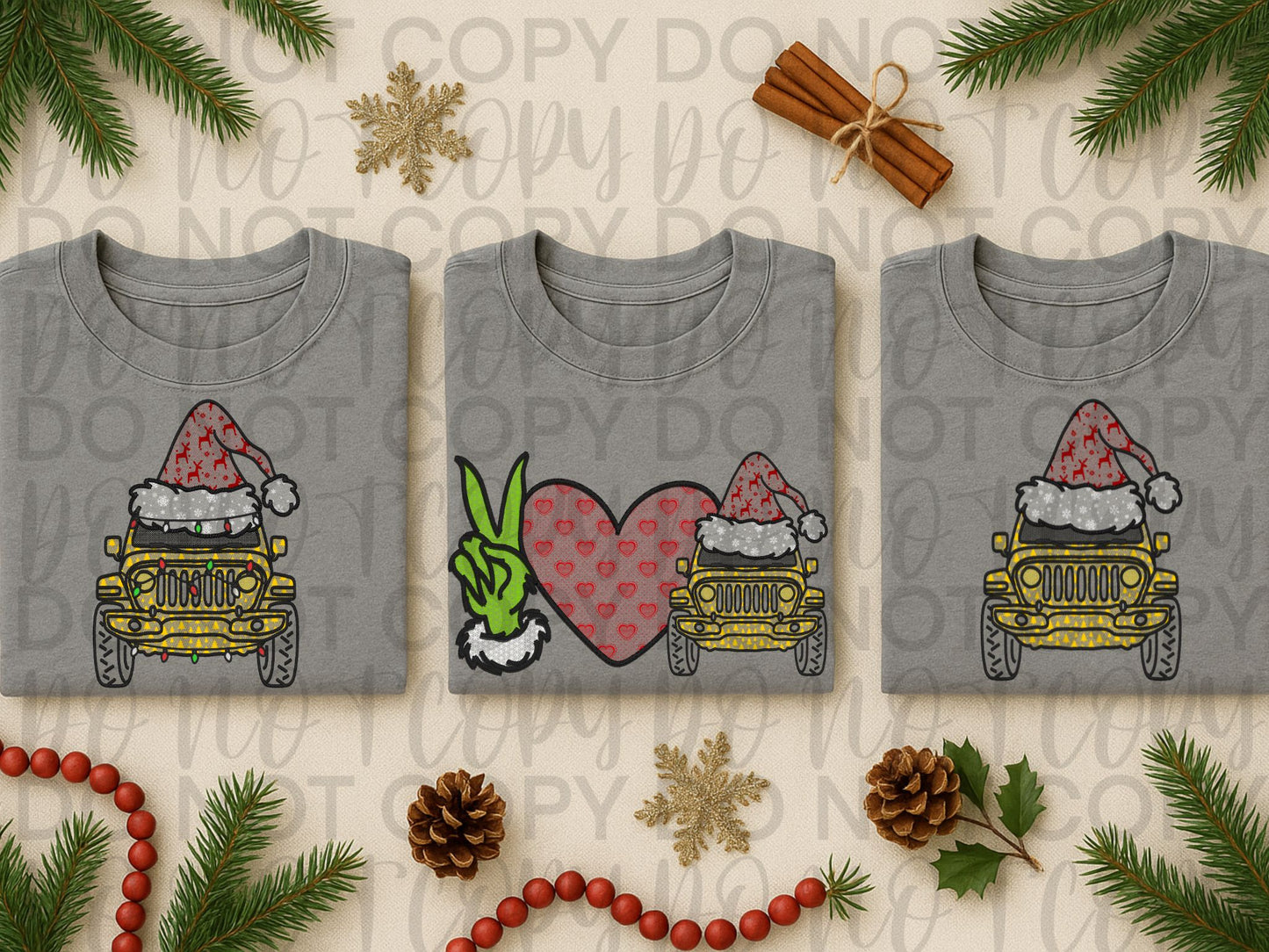 Christmas Peace, Love J$$P Bundle. 10 different colors & 30 designs total!