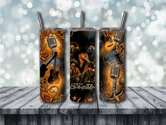 CJ collage tumbler