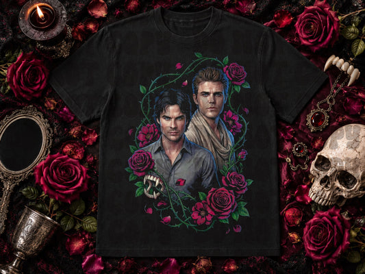 Damon & Stefan - dark tees only