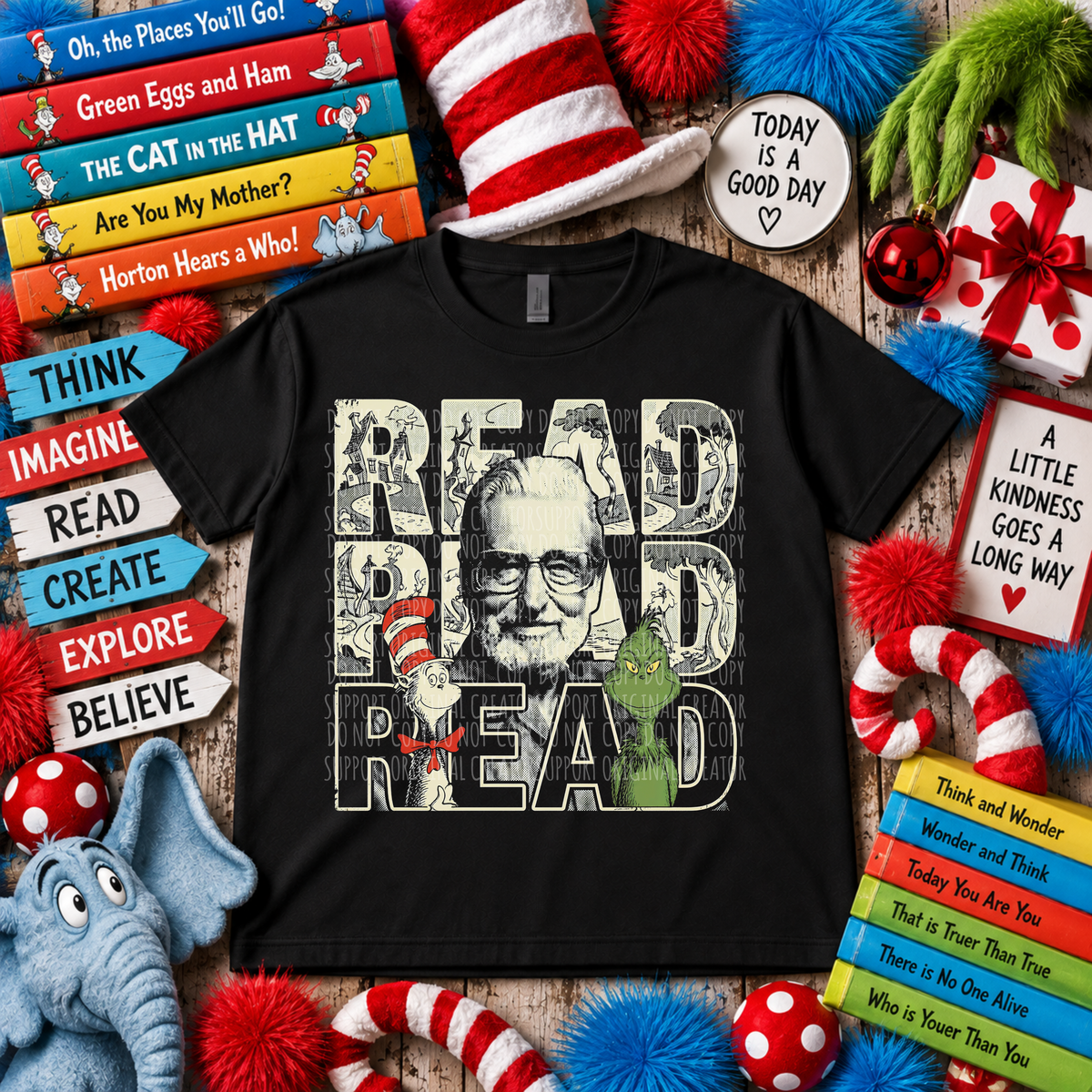 Dark tees only! Halftone READ- Dr. S