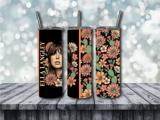 EL floral tumbler