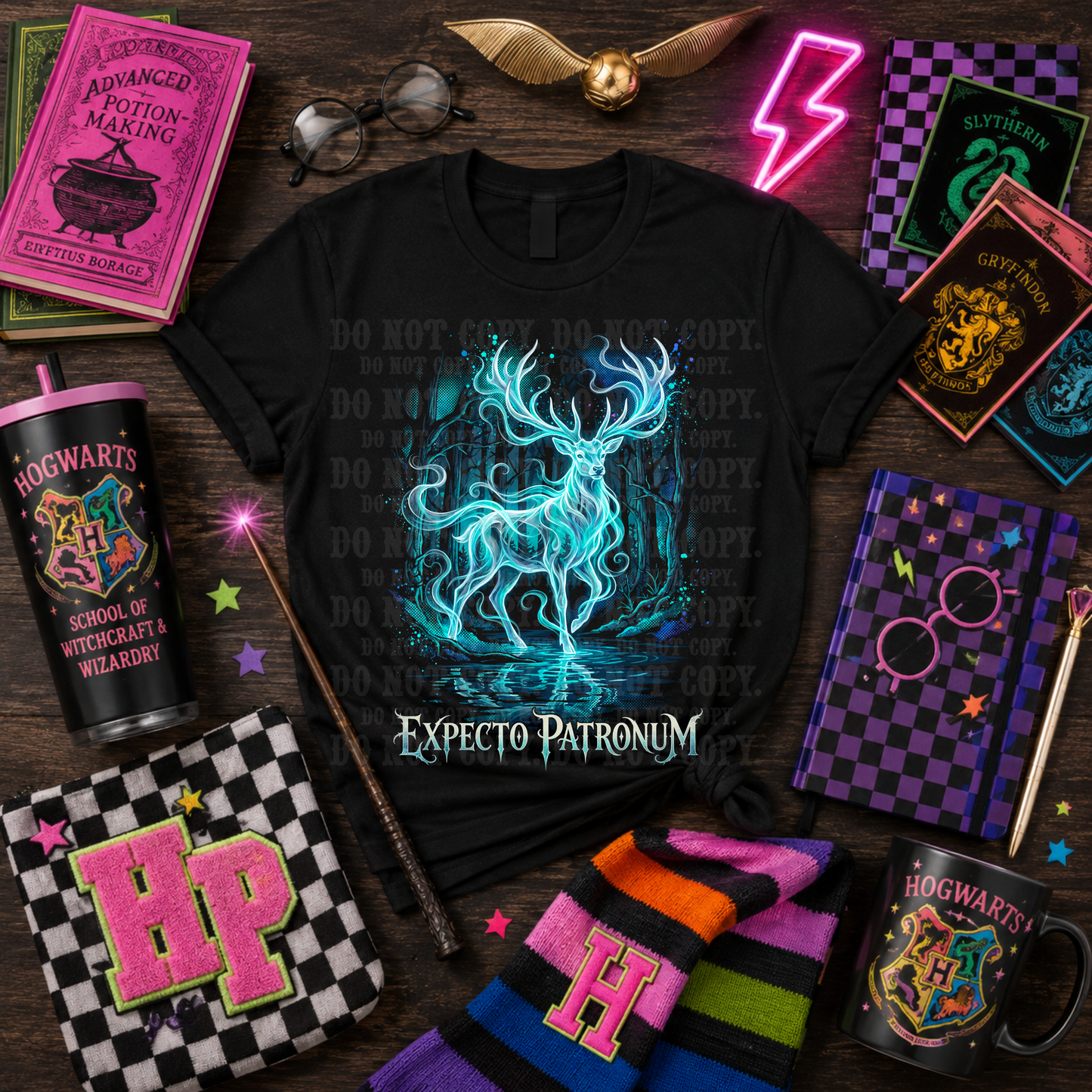 Hogwart Halftones- Expecto Patronum