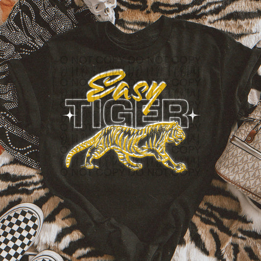 Easy Tiger white and gold