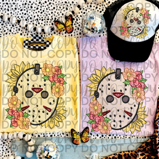 FLORAL FAUX LACE JASON
