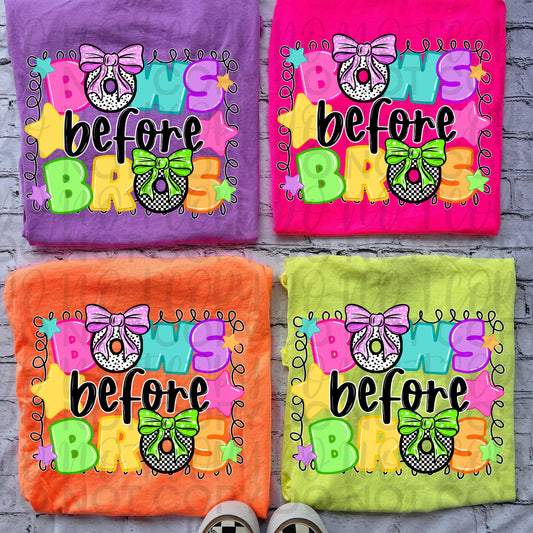 Bows before Bros
