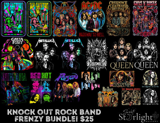 2/27 Black Knockout Band Bundle