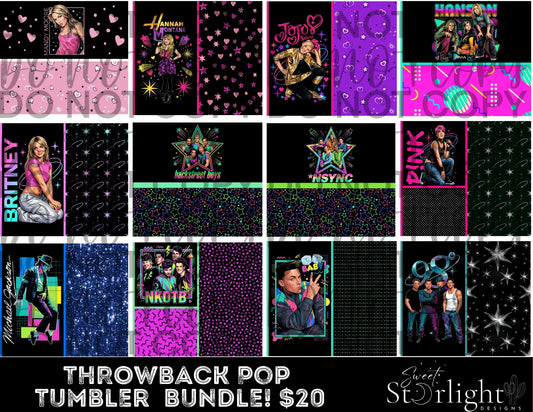 Throwback Pop TUMBLER Bundle 3/26/26