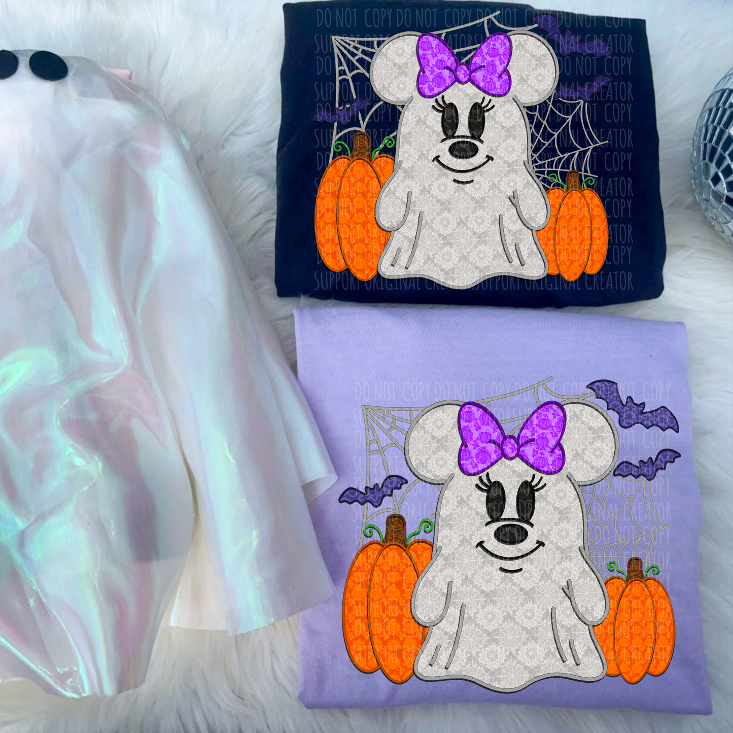 Faux Lace Minnie Ghost
