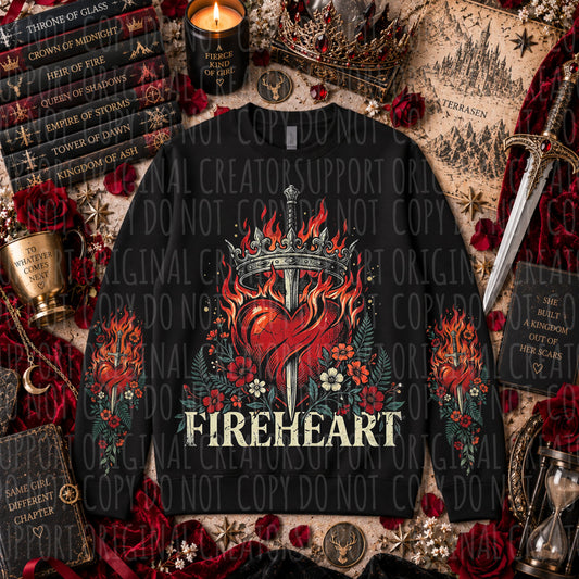 Dark tees only! Halftone Fireheart
