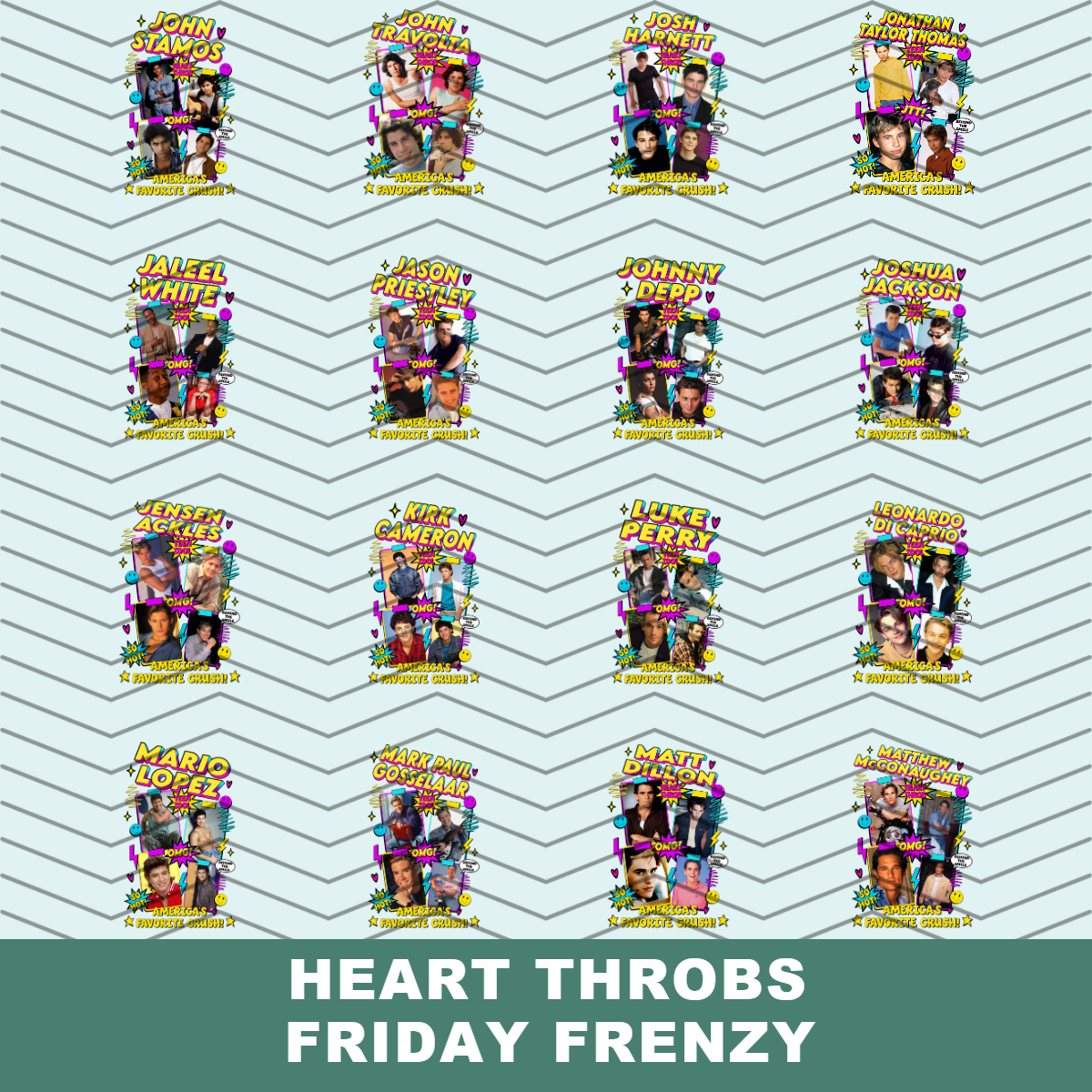 FRENZY FRIDAY 5/22/26 THROWBACK HEART THROB BUNDLE