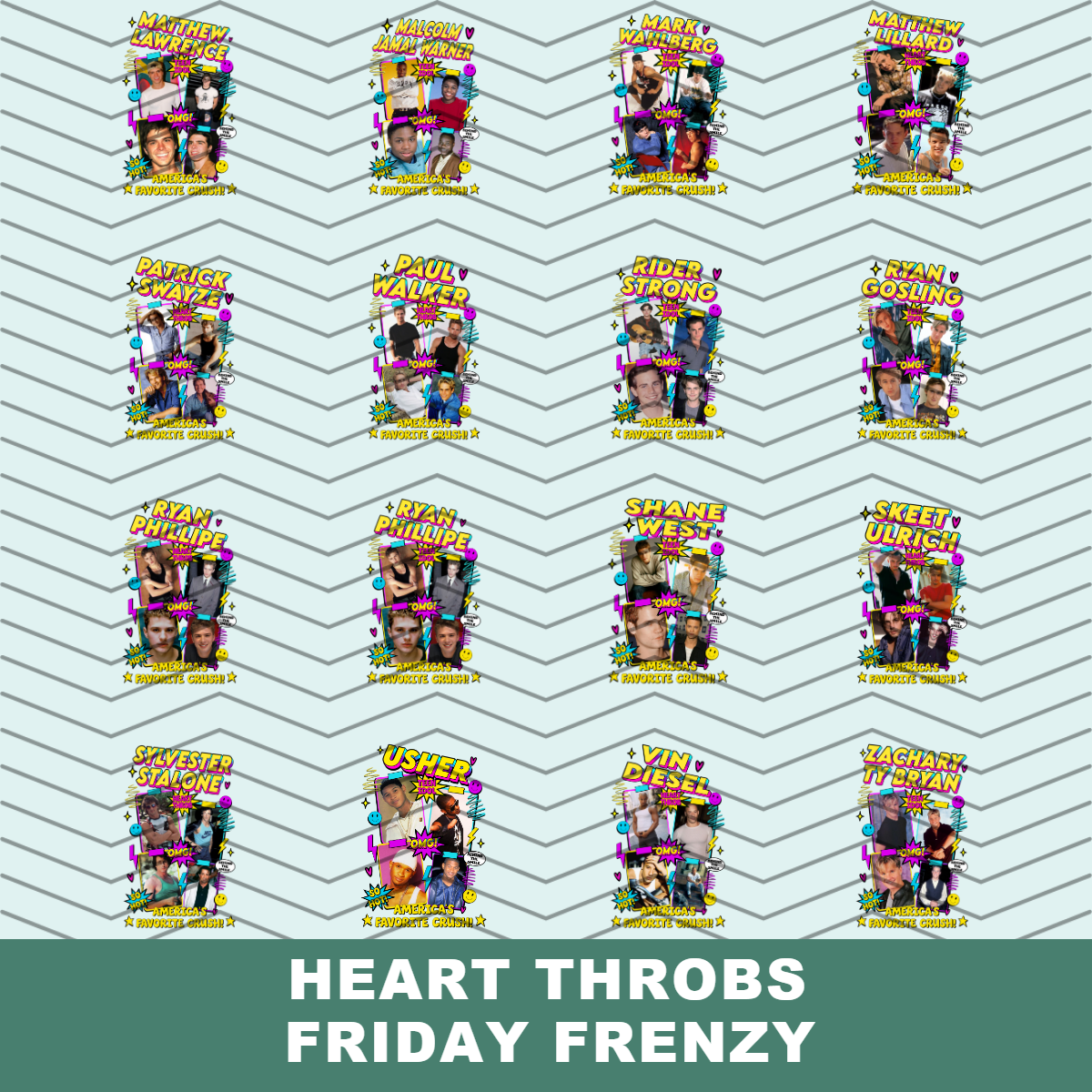 FRENZY FRIDAY 5/22/26 THROWBACK HEART THROB BUNDLE
