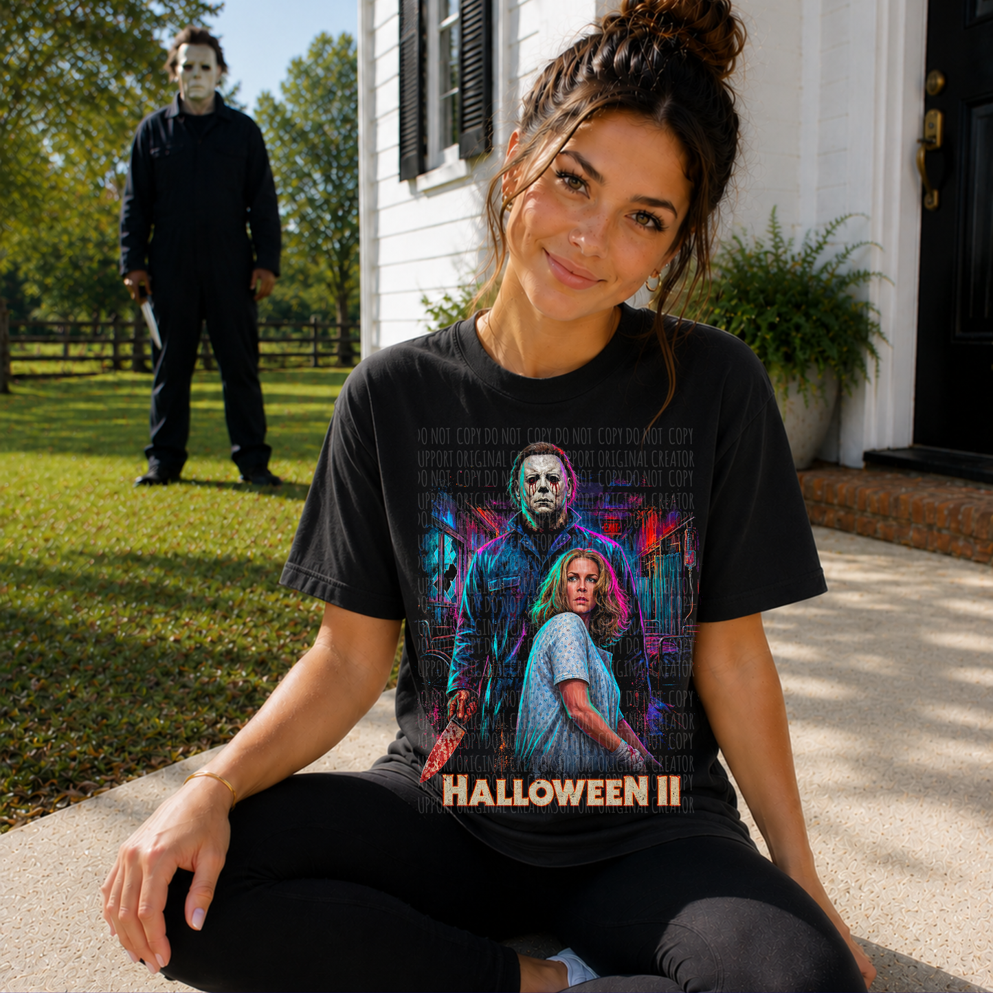 Dark tees only! Halftone Halloween 2