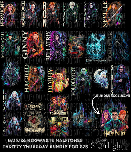 Hogwart Halftones Tee Bundle!