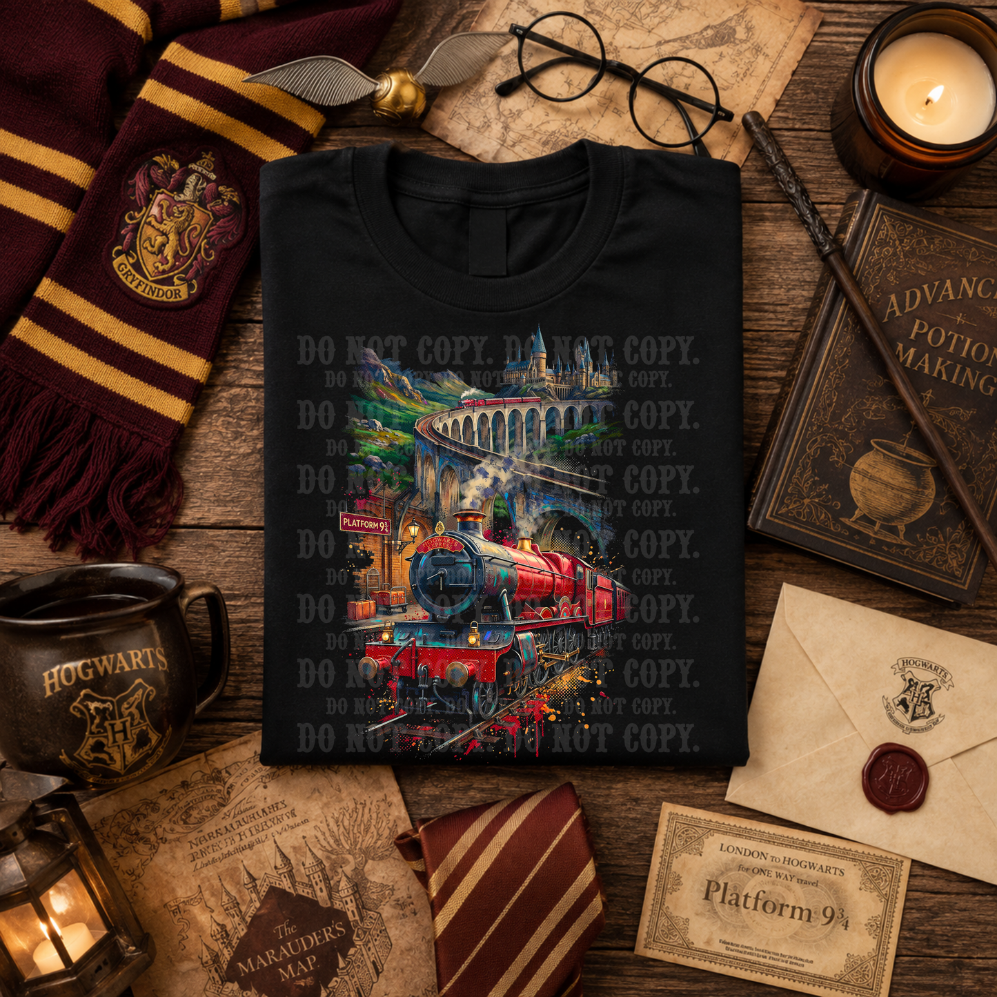 Hogwart Halftones- Hogwarts Express