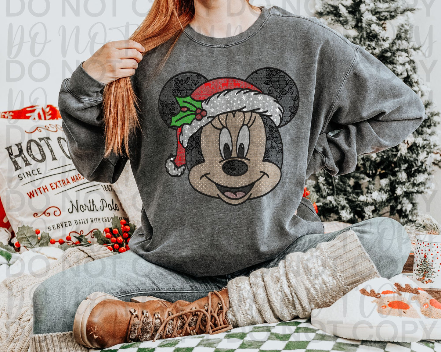 Girl mouse Christmas