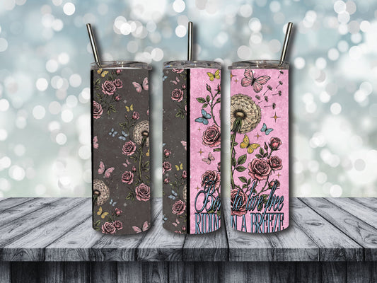 BORN TO LIVE FREE TUMBLER