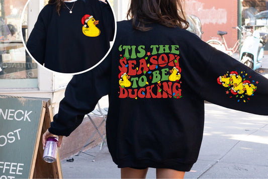 ‘Tis the Season to be Ducking Set with Pocket and Sleeve