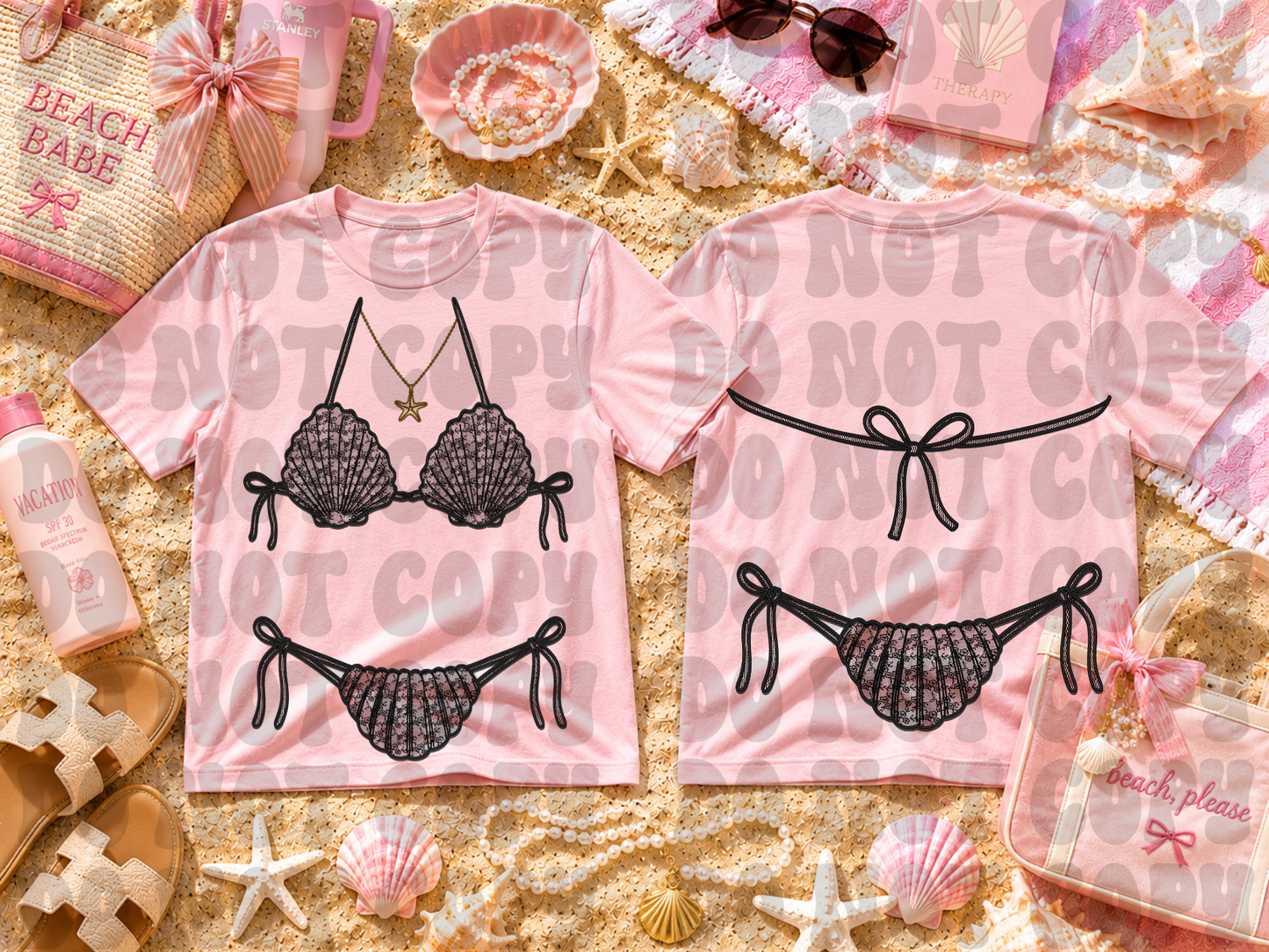 Black lace bikini