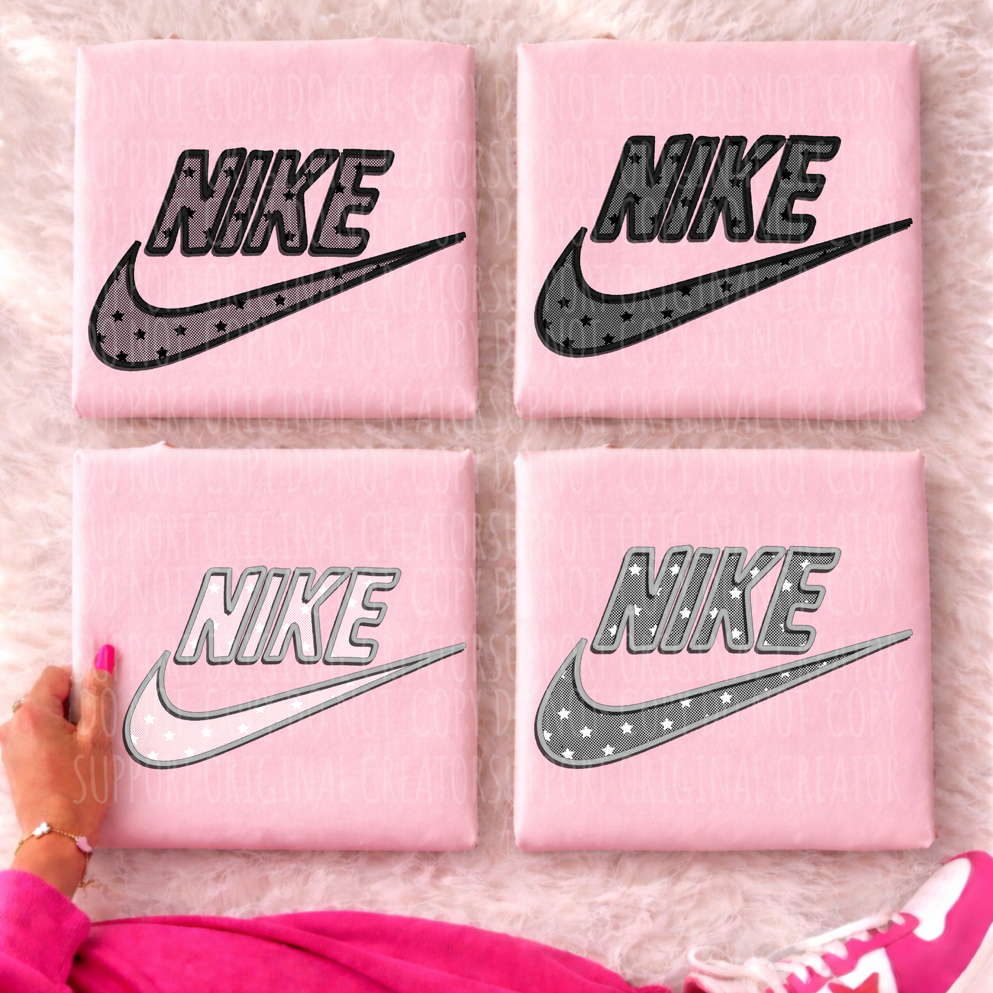 Faux lace N$ke bundle-20 files!