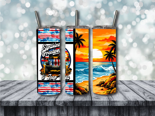J$$P  Beach Tumbler