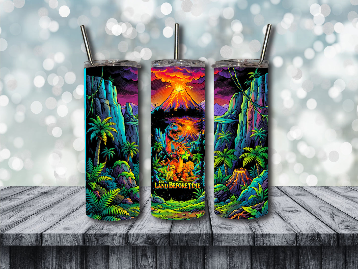 Dinosaur tumbler