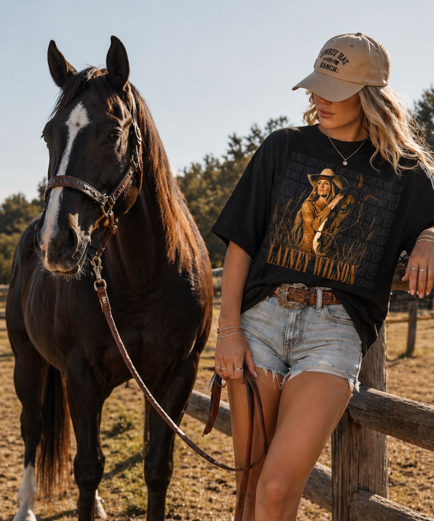 LW horse-dark tees only