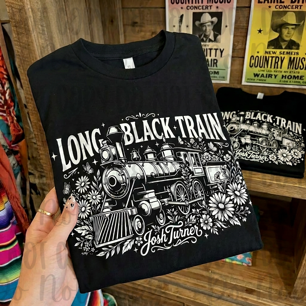 LONG BLACK TRAIN- 3 OPTIONS