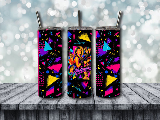 NEON COLLAGE MA-DONNA TUMBLER