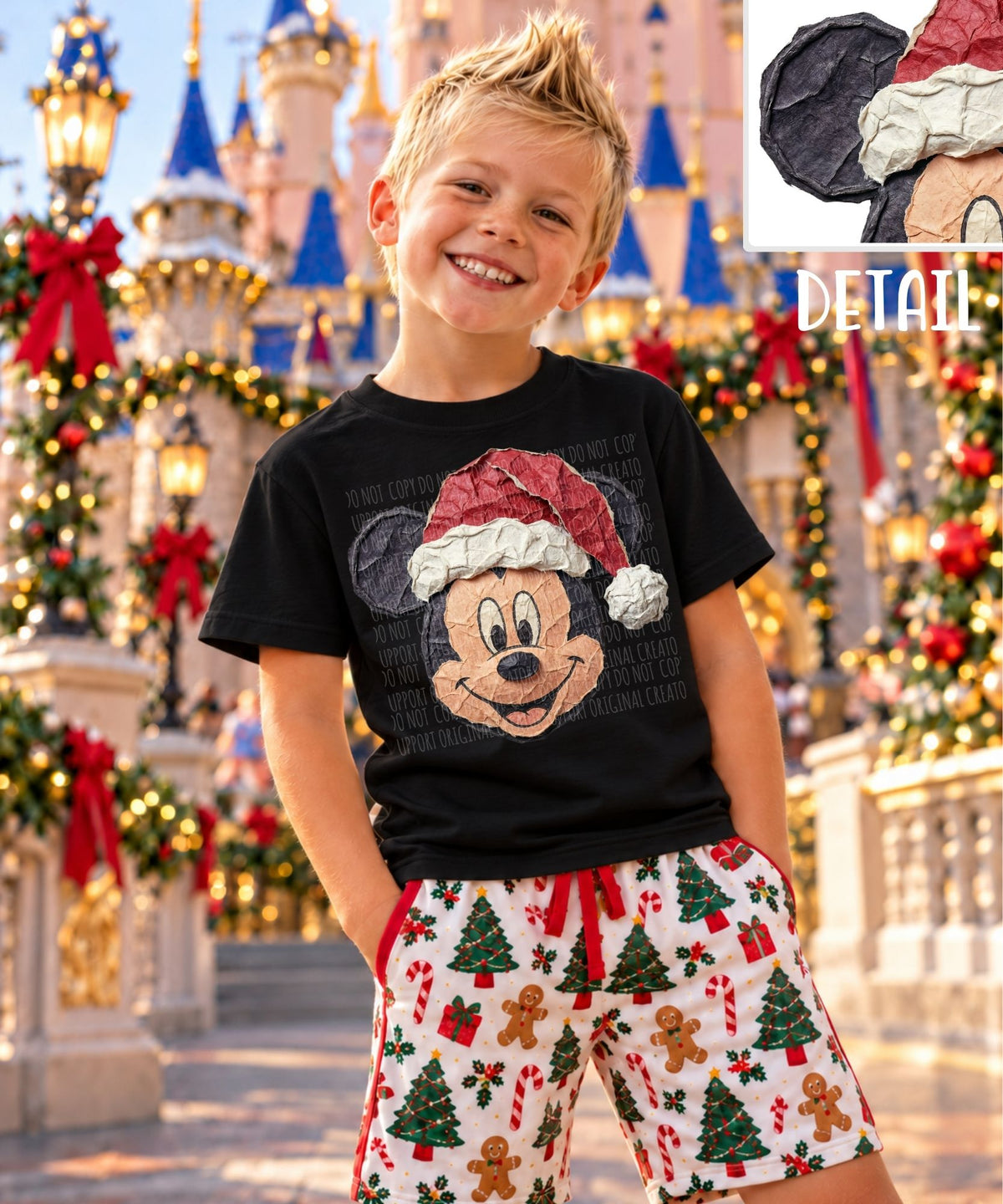 BOY MOUSE CHRISTMAS PAPER