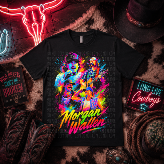 MW NEON- DARK TEES ONLY