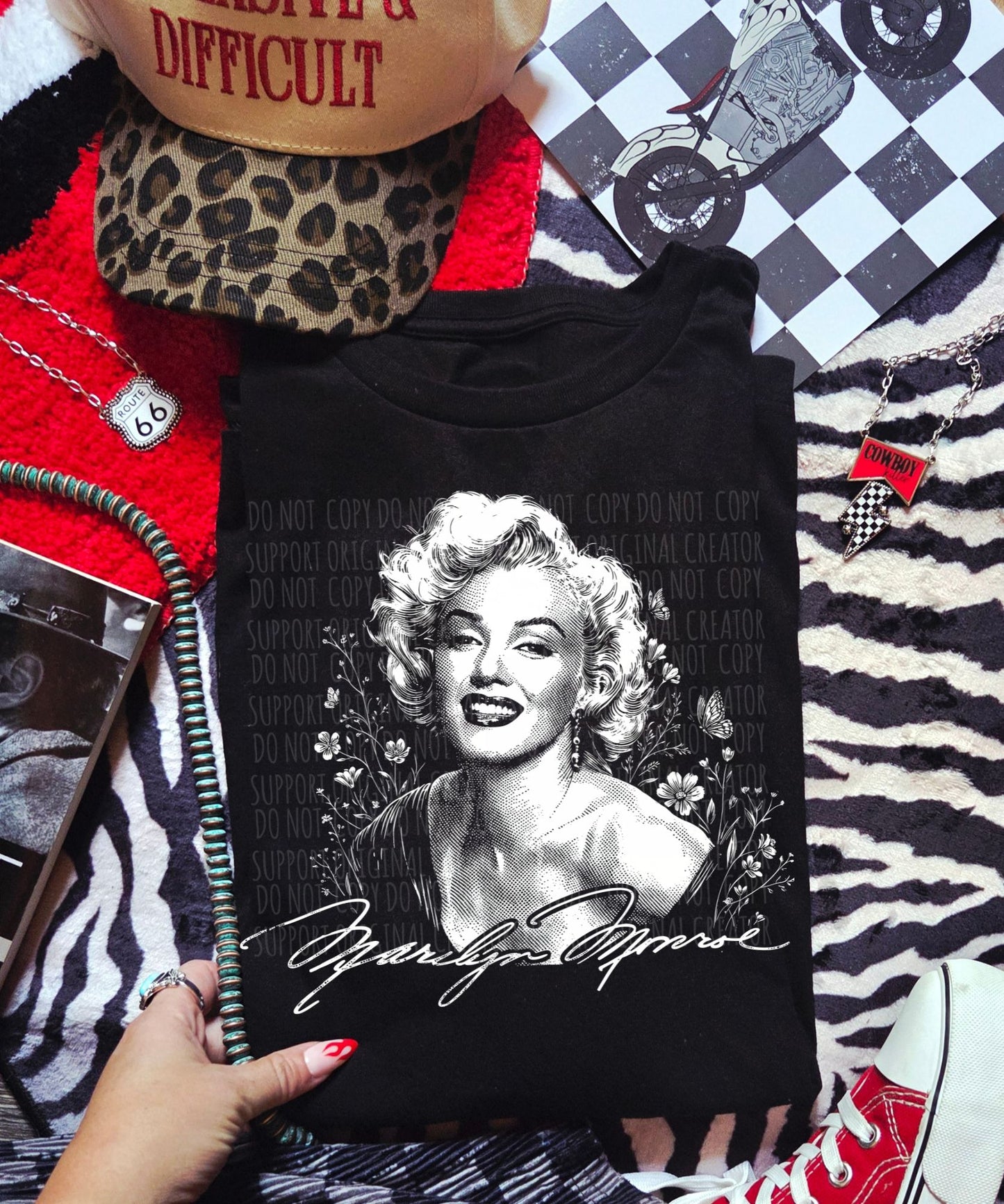 MM- WHITE DARK TEES ONLY