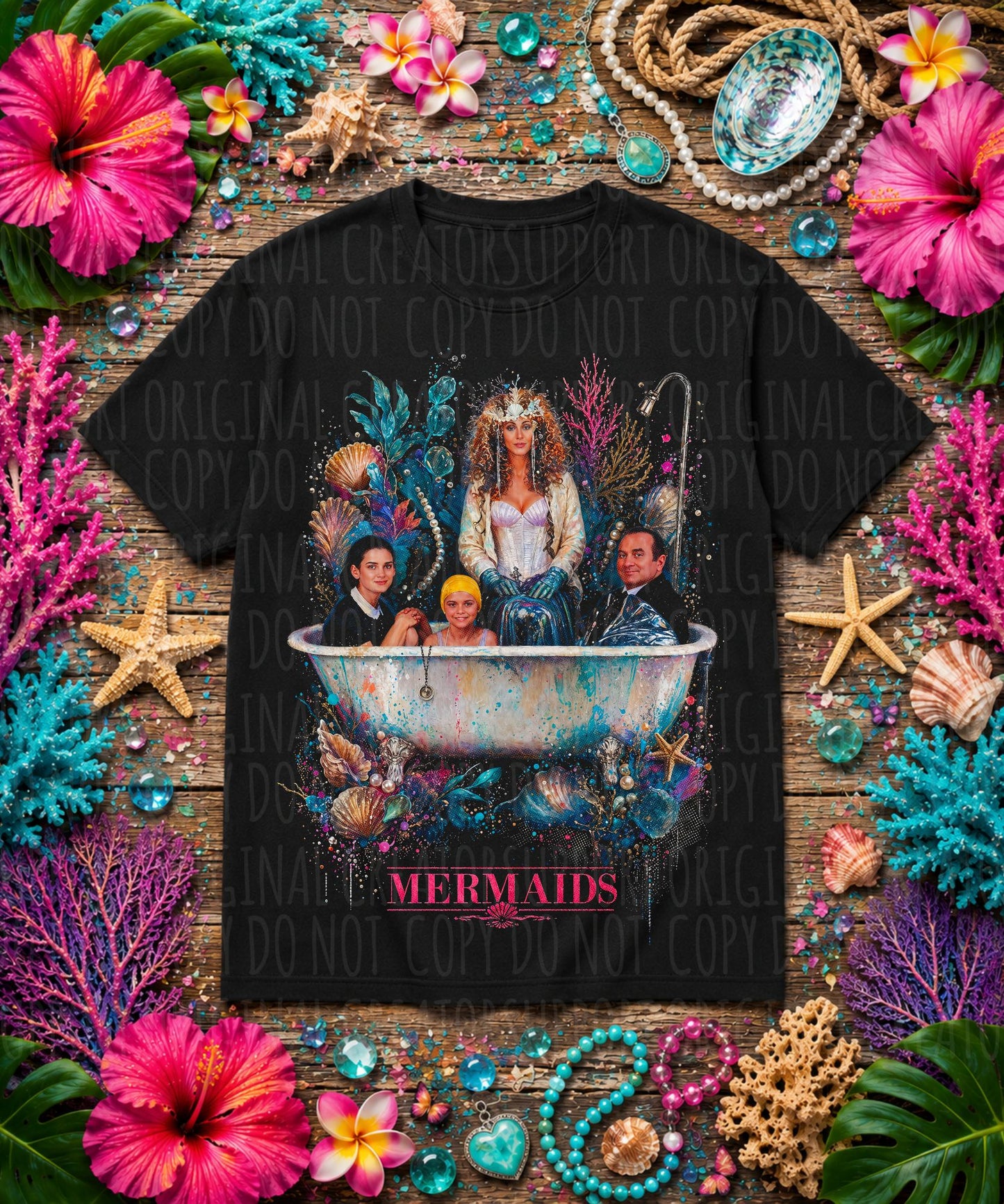 Mermaids- Dark tees only!