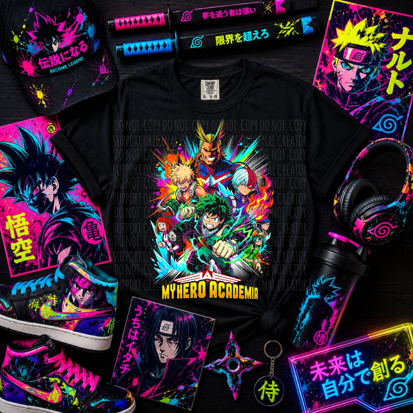 Dark tees only! Halftone My Hero