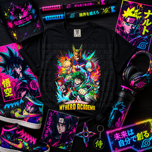 Dark tees only! Halftone My Hero