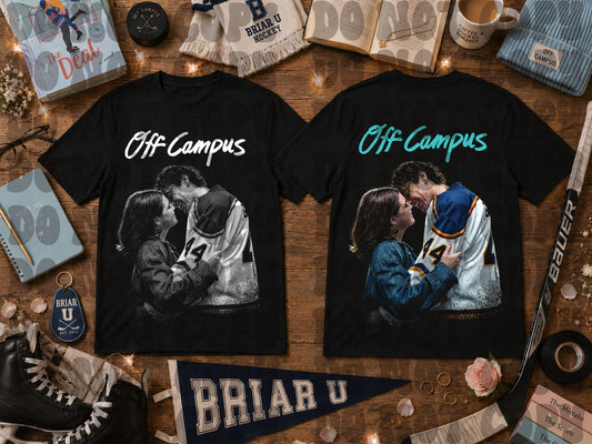 Off Campus 2-color and monochrome-Dark tees only